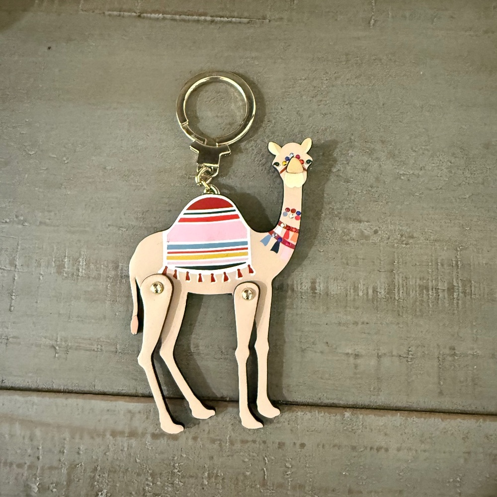 Kate Spade Camel Spice Thing Up Keychain Bag Charm